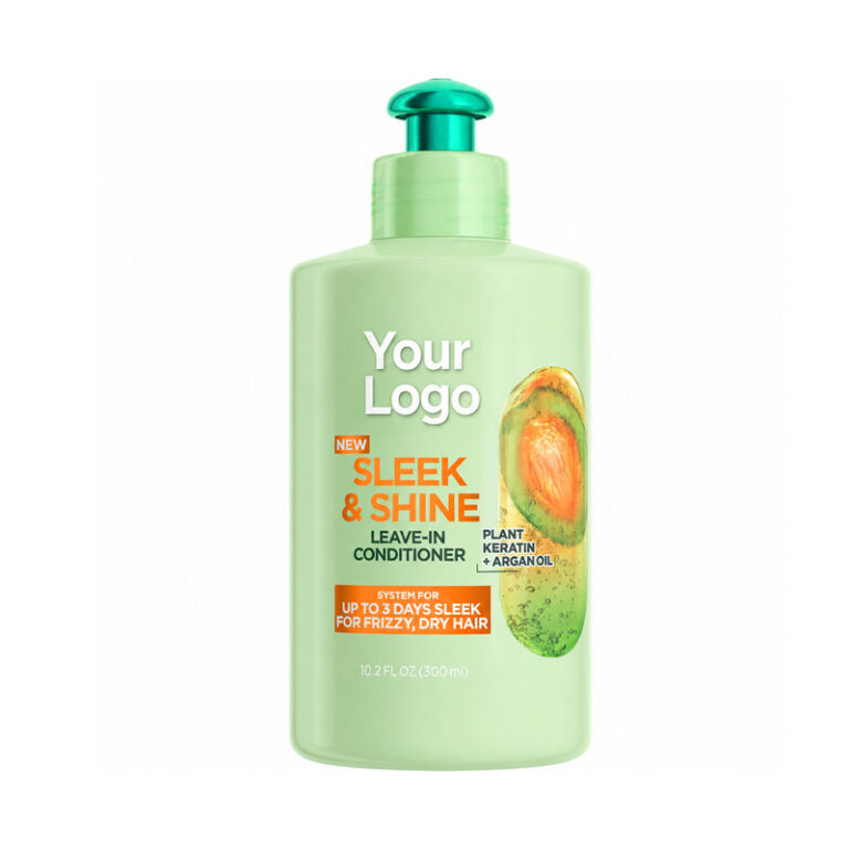 OEM Sleek and Shine Leave-In Conditioner Cream for private label and OEM projects