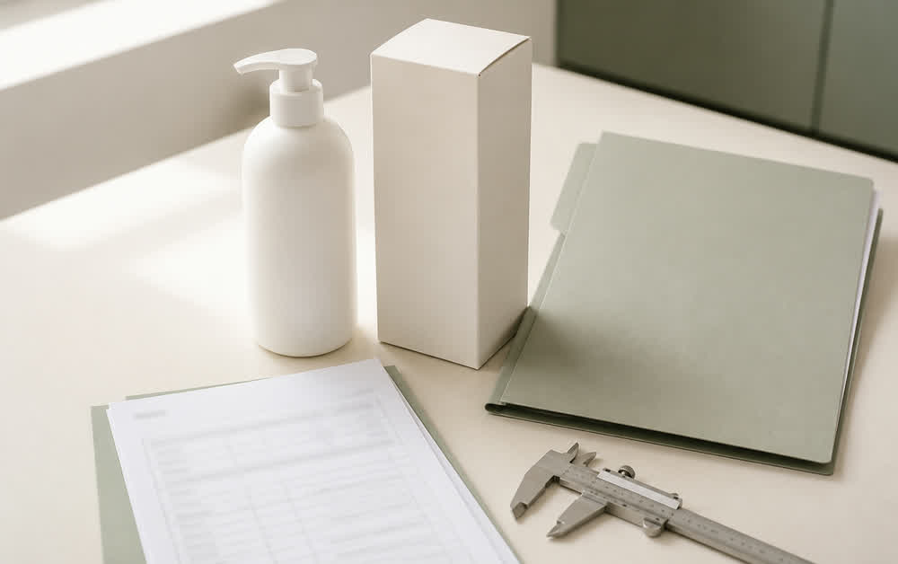 Private label conditioner compliance planning and packaging documents